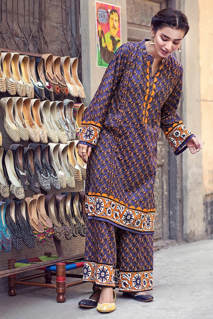 Gul Ahmed Winter Collection – Single Printed Corduroy Shirt SCD-09