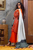 Gul Ahmed Winter Collection – Check On Trend – 3 PC Embroidered Khaddar Suit K-91