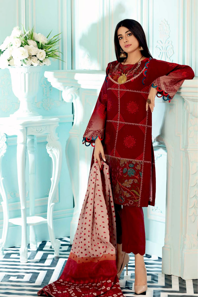 Charizma Qaus Printed Khaddar Collection – QPK-18
