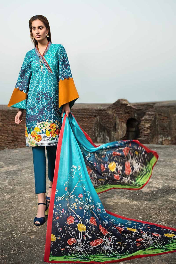 Gul Ahmed Summer Premium Collection 2019 – 3 PC SS-167