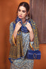Gul Ahmed Winter Collection – 3 PC Twill Linen Suit with Pashmina Shawl AP-32