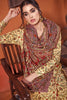 Gul Ahmed Winter Collection – 3 PC Twill Linen Suit with Pashmina Shawl AP-31