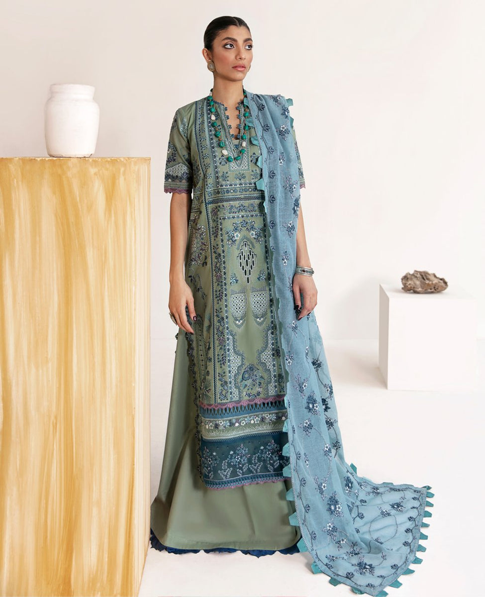 Selene By Republic WomensWear Embroidered Lawn Suits Unstitched 3 Piece RW21S Mayra B - Luxury Collection main image 1