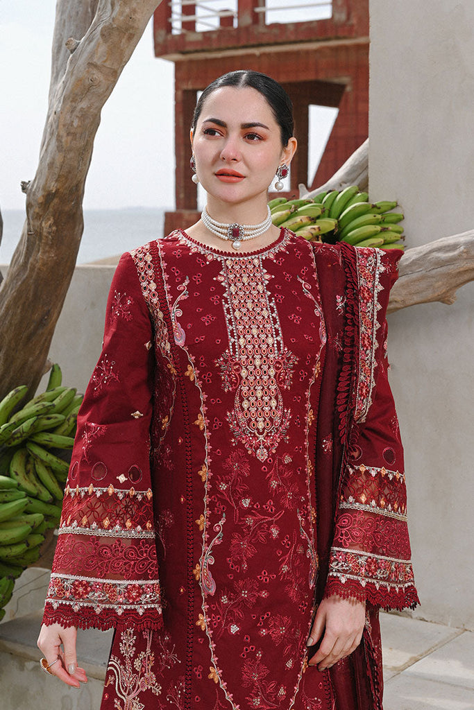 Qalamkar Luxury Lawn Collection 2023 – SP-08  MIRHA
