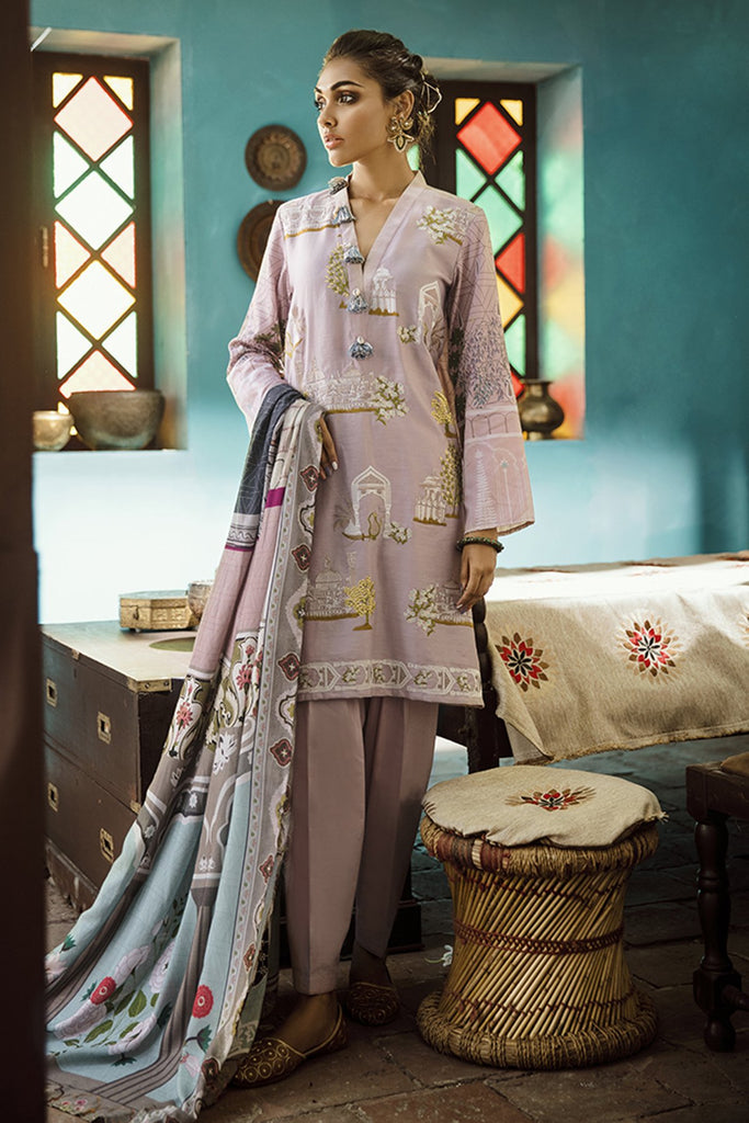 Cross Stitch Aangan Cotton Satin Collection 2019 – Rose Villa