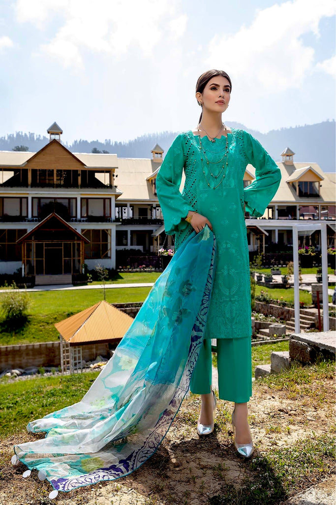Charizma Signature Chapter 1 – Embroidered Lawn With Organza Dupatta CSL-04