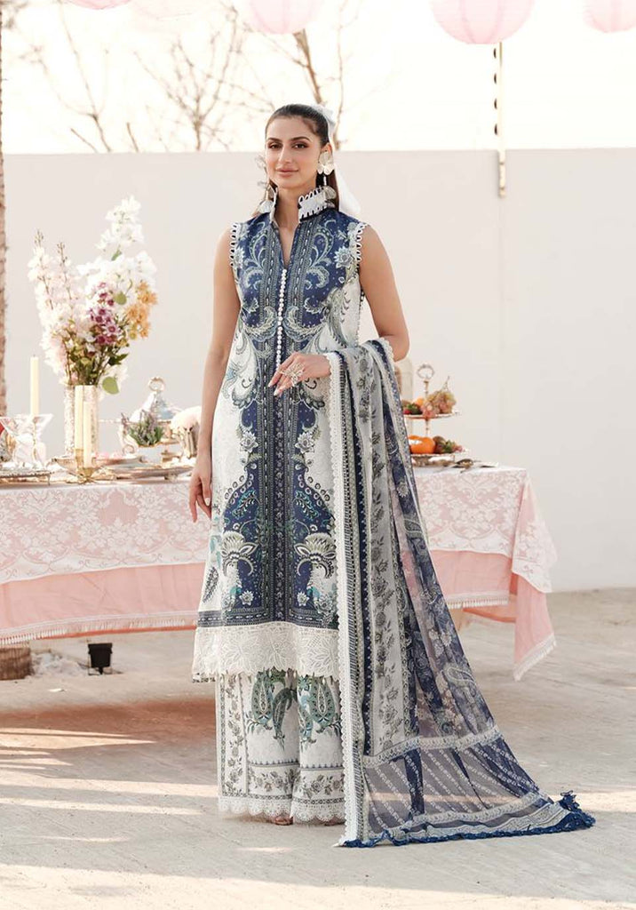 Zarqash Luxe Eid Lawn Collection 2024 – ZQ 10