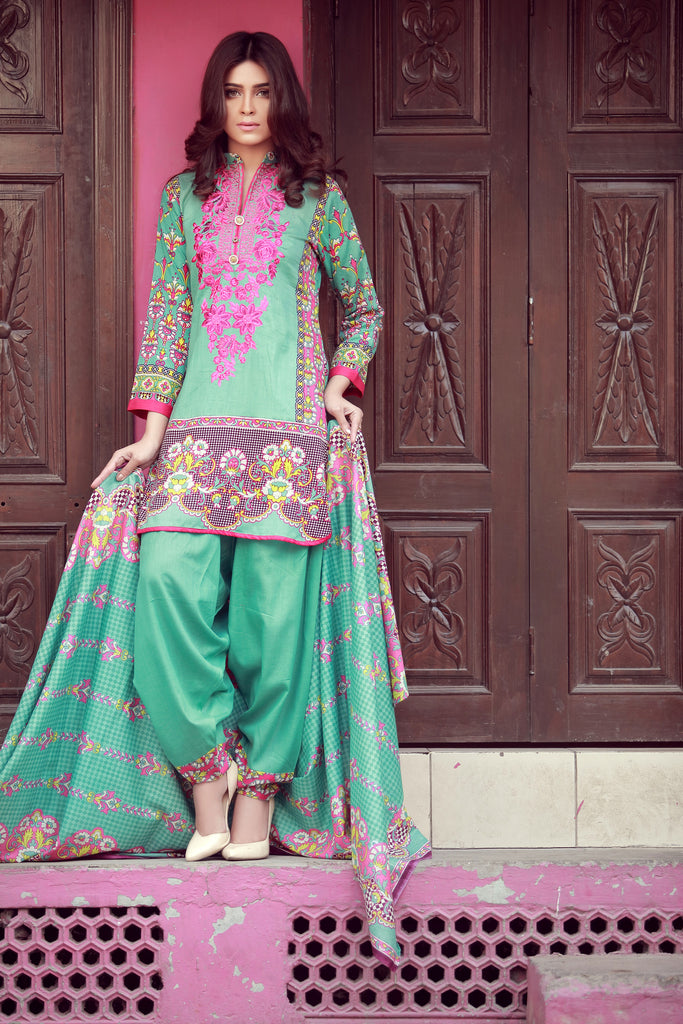 Libas Designer Embroidered Collection – 3A - YourLibaas
 - 1