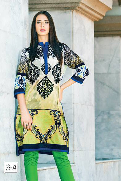 Zanisha Embroidered Kurti 2016 – 3A - YourLibaas
 - 1