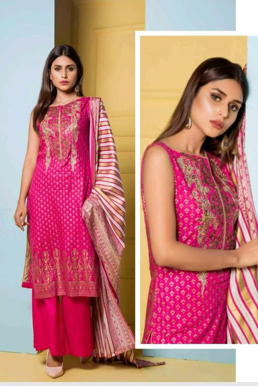 RangReza Designer Embroidered Lawn Collection – 3A
