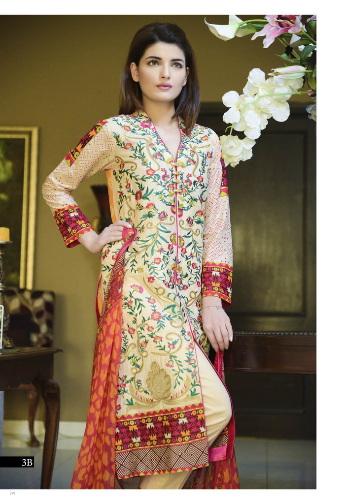 Kalyan Designer Embroidered Collection 2016 – 3B - YourLibaas
 - 1