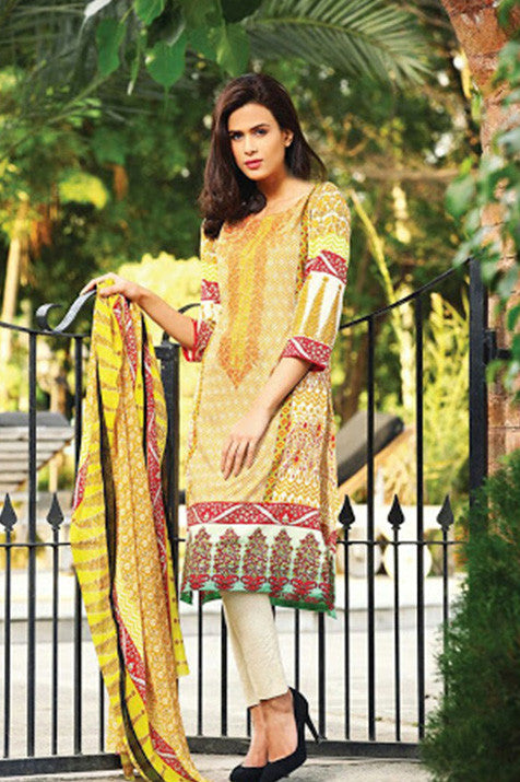 RajBari Spring/Summer Embroidered Lawn – 03B - YourLibaas
 - 1