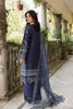 Farasha Bahaar Embroidered Lawn Collection – Blue Ochre