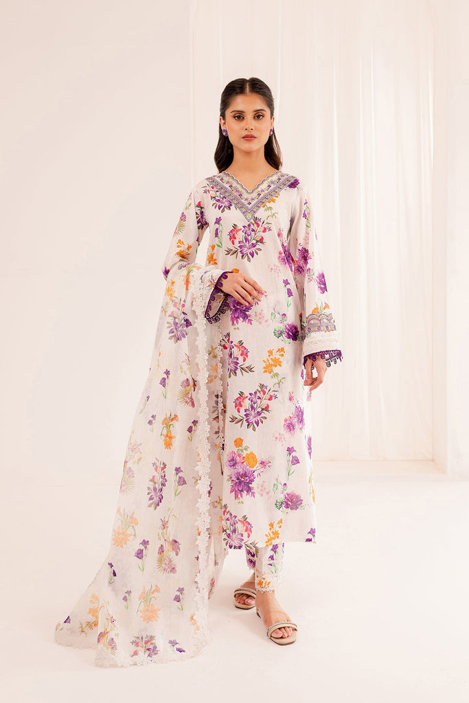 Farasha Printed Lawn Essentials – Aura