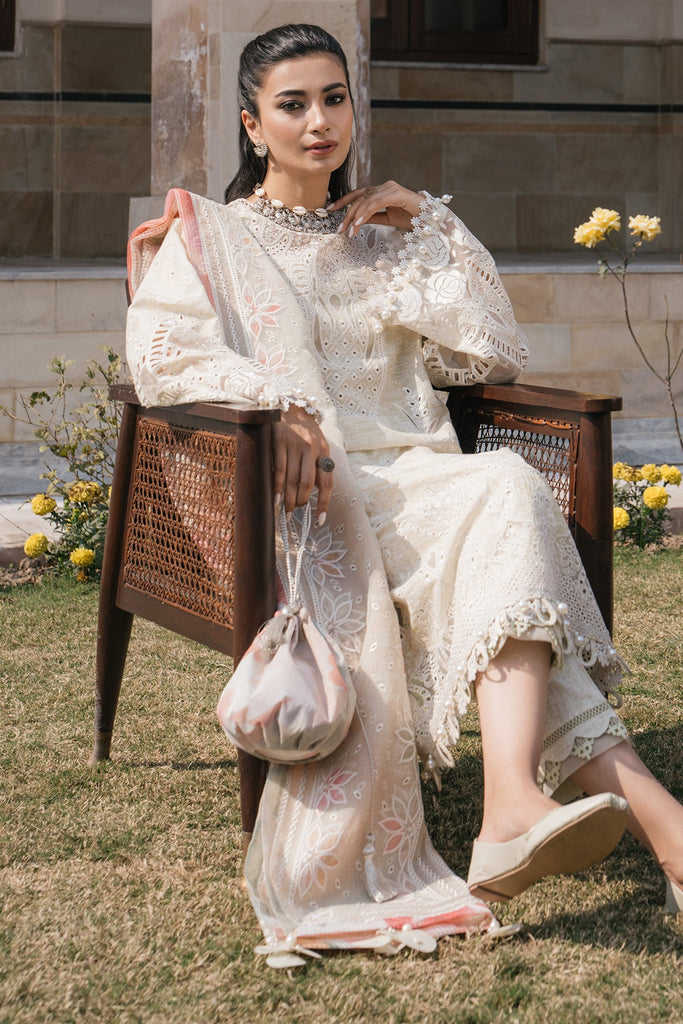 Jazmin Shahkaar Luxury Lawn Collection – Embroidered Luxury Lawn SL24-D7