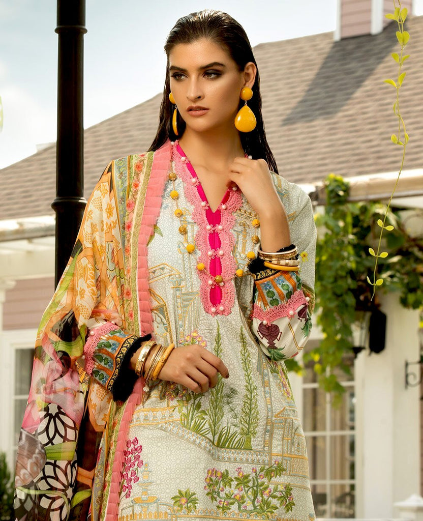 Ittehad Sarang Lawn Collection – LINNEA