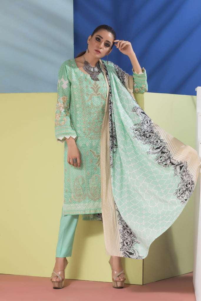 Sahil Designer Embroidered Lawn Collection Vol 6 – SH6-3A