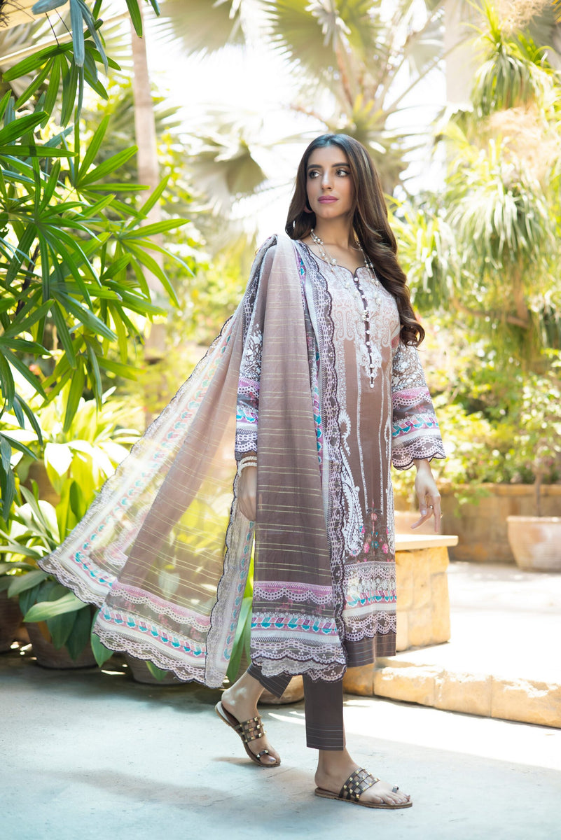 Salina Lawn Zari Collection Vol-9 – Z9-3 – YourLibaas