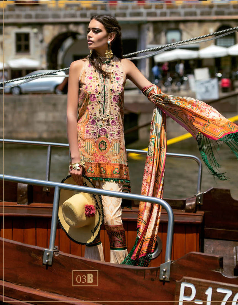 Shehla Chatoor Luxury Lawn Collection – 03-B