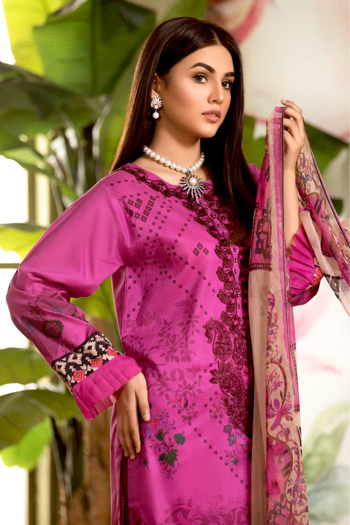 Charizma Embroidered Lawn Collection Chapter 1 – CEL-02