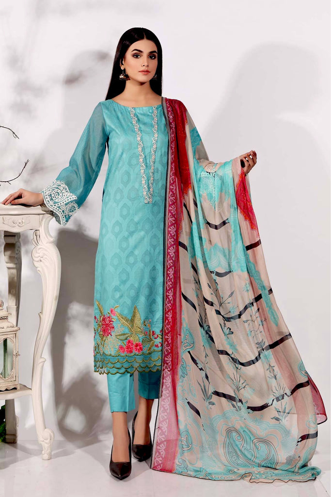 Charizma Reem Festive Edit Vol-2 – Embroidered Brosha Lawn Suit - RM-22