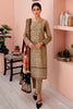 Jazmin Iris Embroidered Lawn Collection '21 – Camel Beige
