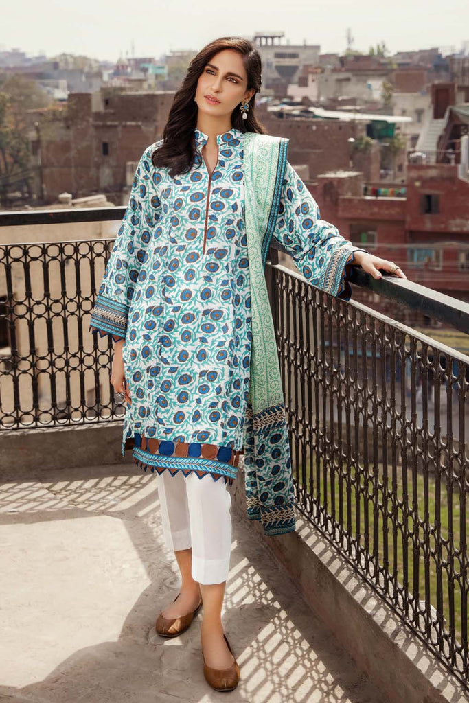Gul Ahmed Lahore Lawn Collection 2021 – 3PC Lawn Suit CL-1132 B