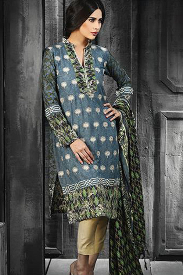 RajBari Silk Karandi Winter Collection 2015 - 4A - YourLibaas
 - 1
