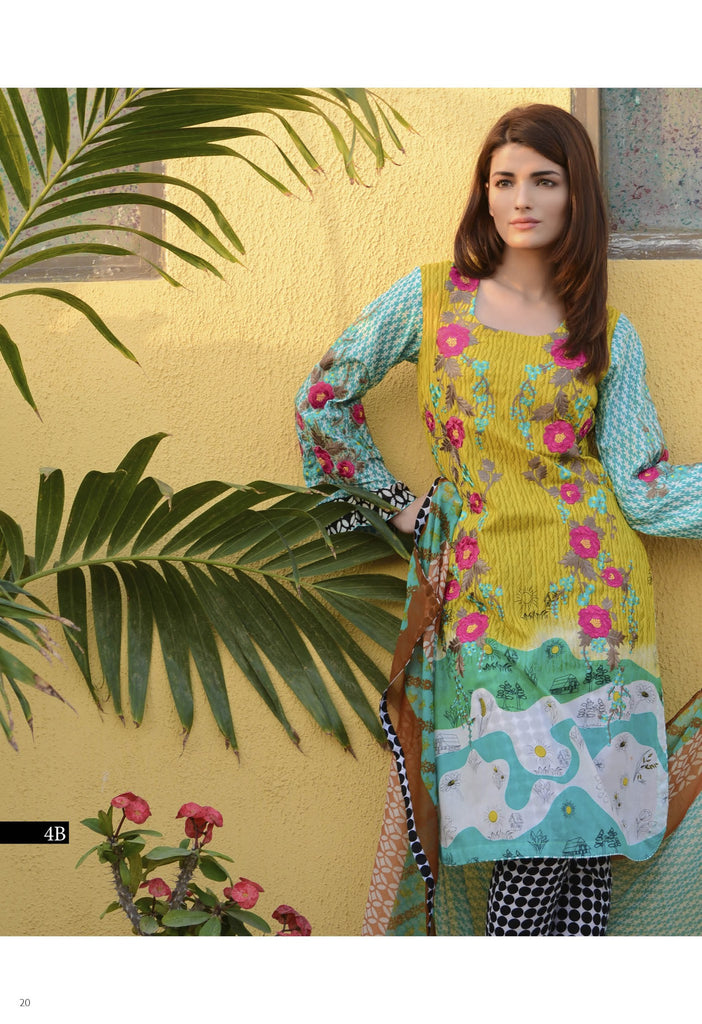 Kalyan Designer Embroidered Collection 2016 – 4B - YourLibaas
 - 1