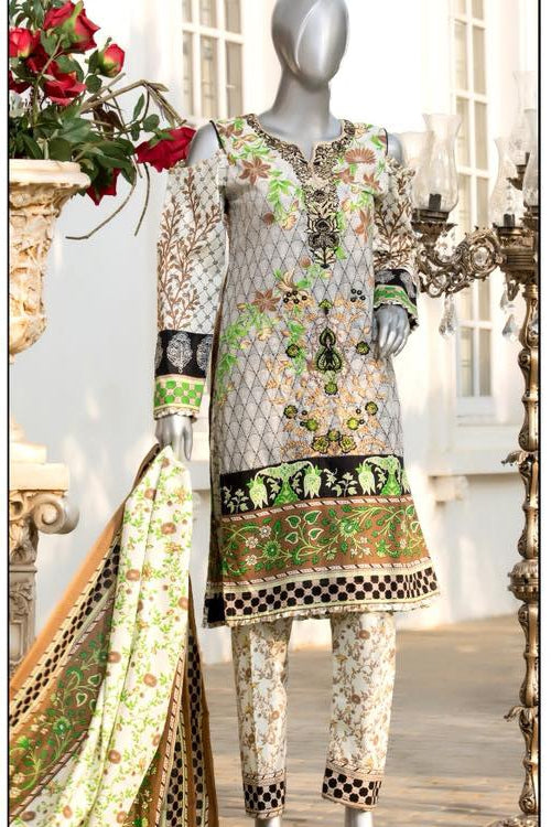 Aisha Sawera Embroidered Lawn Collection Vol-2 – 4B