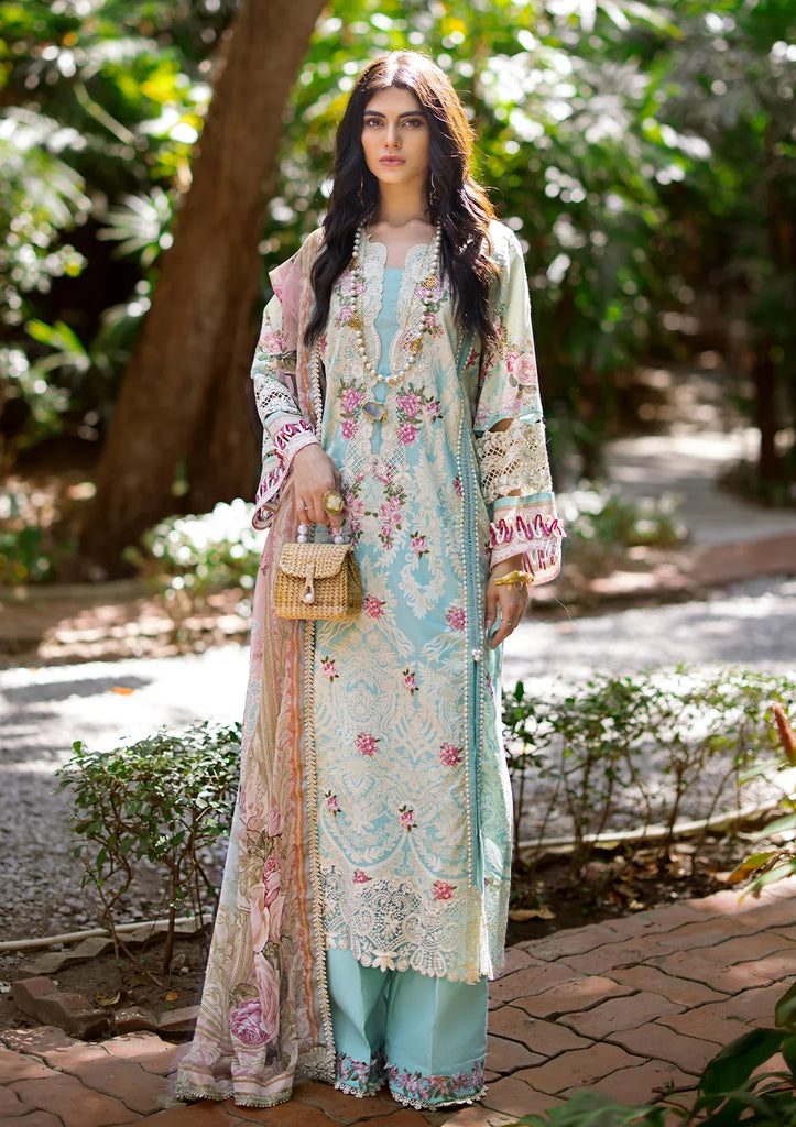 Elaf Embroidered Limited Edition Lawn Collection – ESL-02B PEARLY ESSENCE