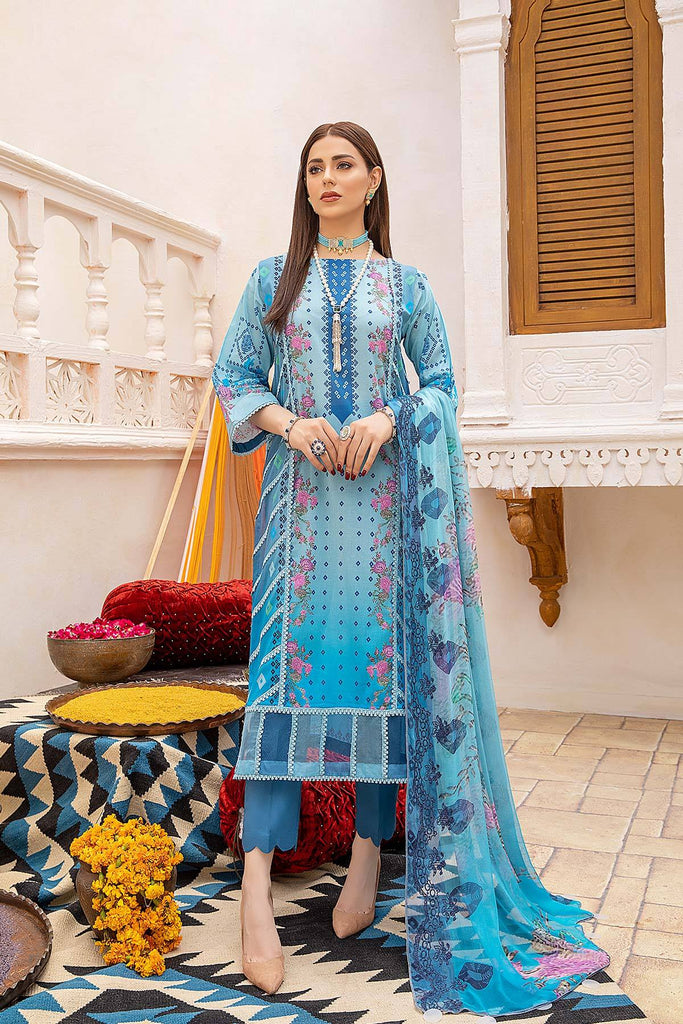 Charizma Aniiq Chunri · Printed Lawn With Chiffon Dupatta – AN-12