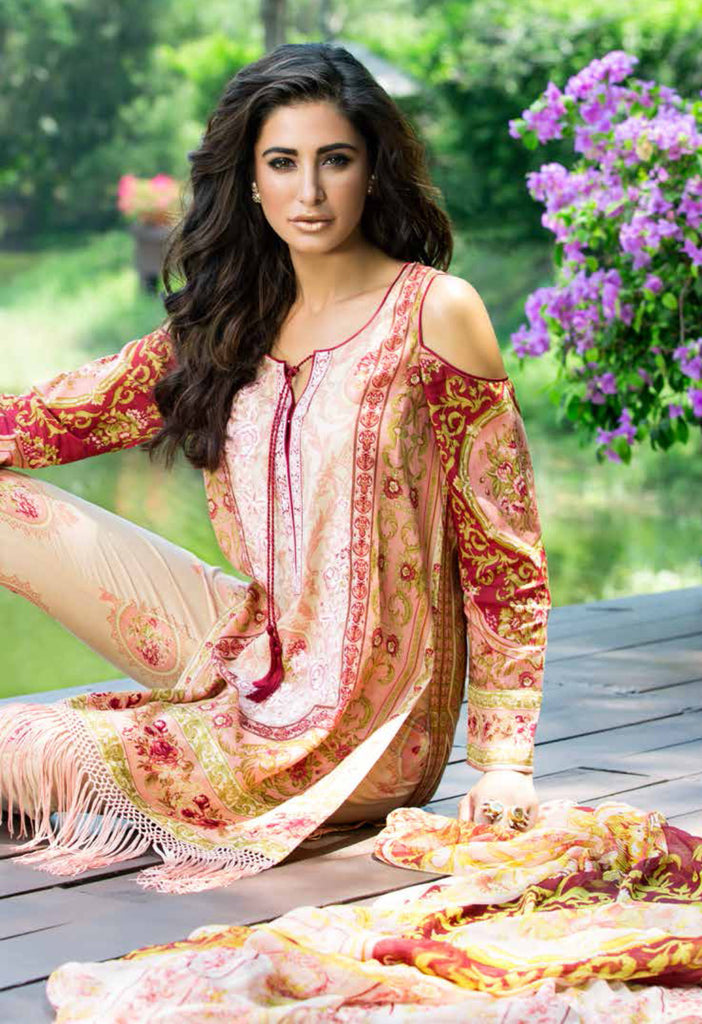 Shehla Chatoor Luxury Lawn Collection SS '16 – 4A - YourLibaas
 - 1