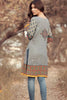 Sana & Samia Embroidered Linen Plachi Collection by Lala – Dusty Blue - 4A - YourLibaas
 - 2