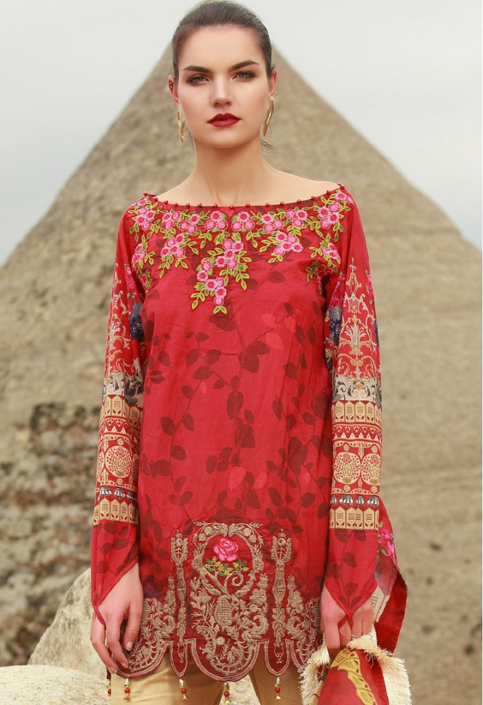 Mahiymaan Luxury Lawn 2018 – M-04