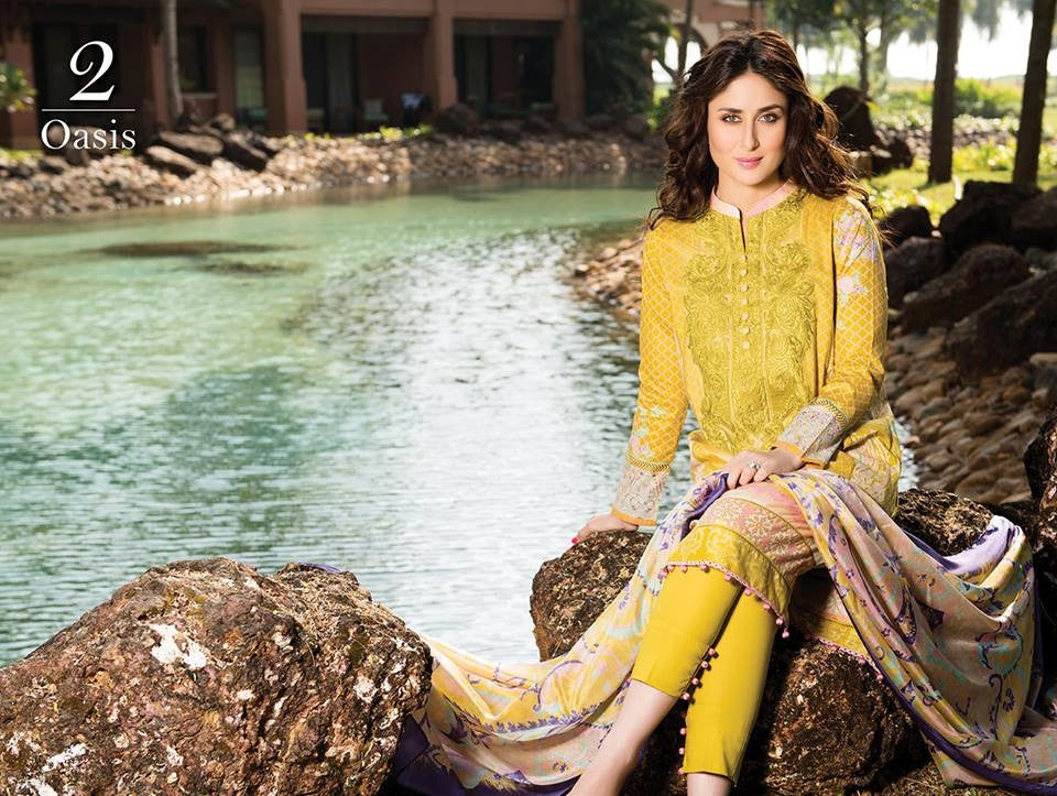 02 - Faraz Manan Crescent Lawn Collection 2015 - YourLibaas
