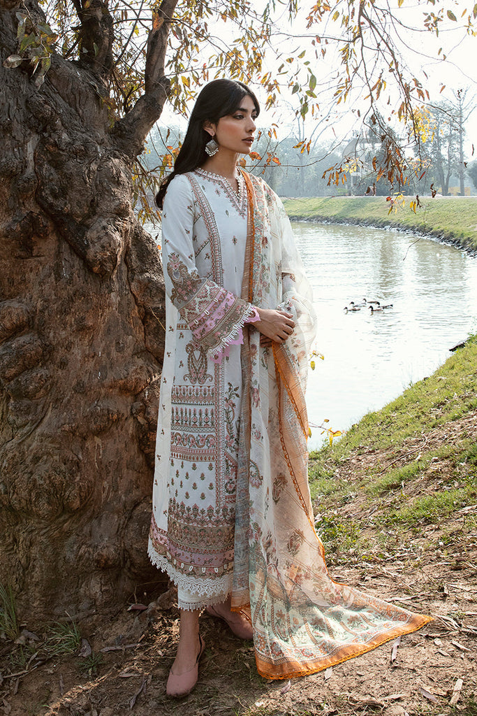 Qalamkar Qline Lawn Collection 2023 – AK-07 HANA