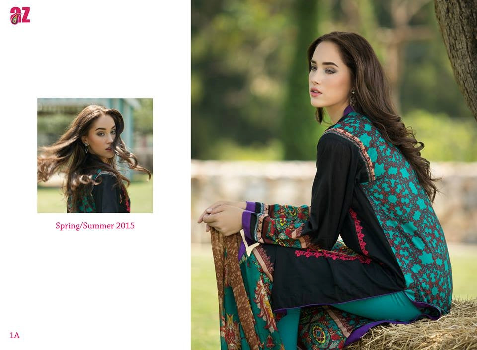 1A | Ayesha Zara Spring Summer Collection 2015 - YourLibaas
