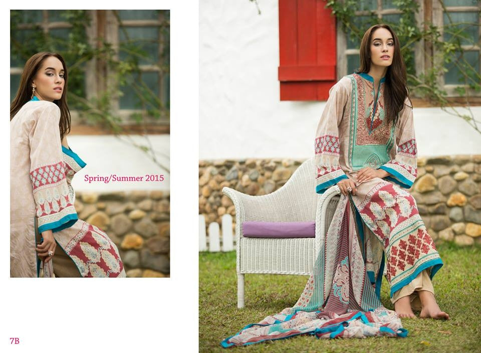 7B | Ayesha Zara Spring Summer Collection 2015 - YourLibaas
