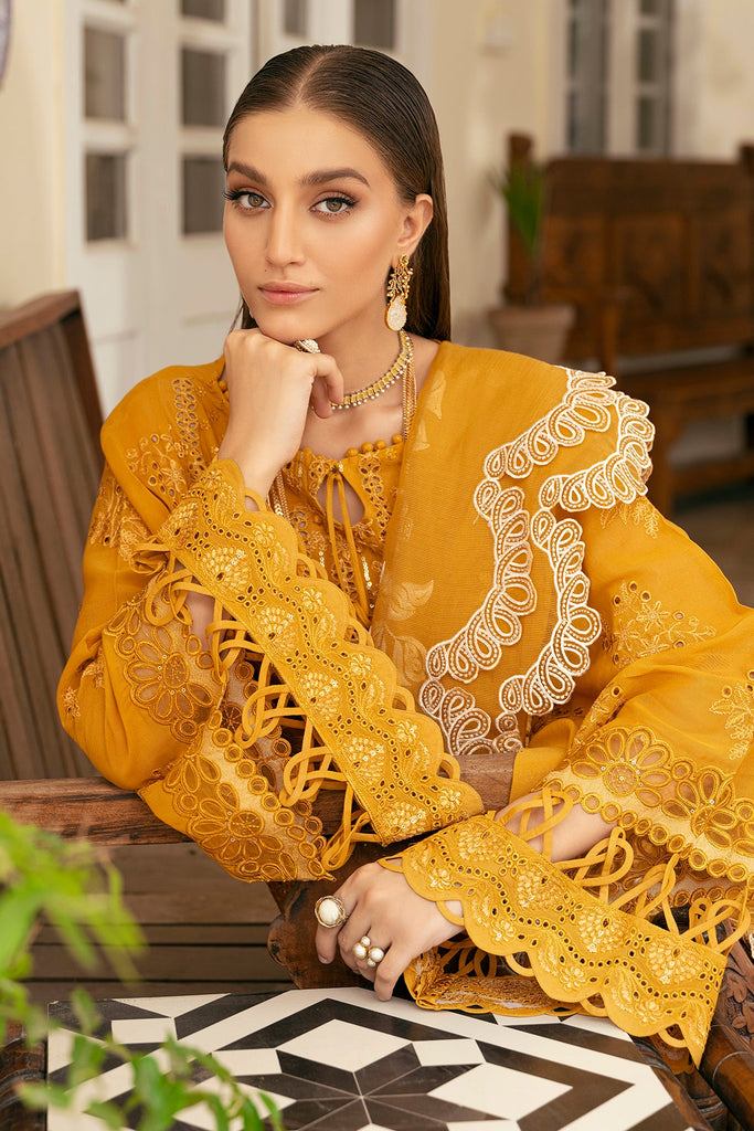 Baroque Swiss Voile Collection – Embroidered Swiss Lawn  SL11-D06