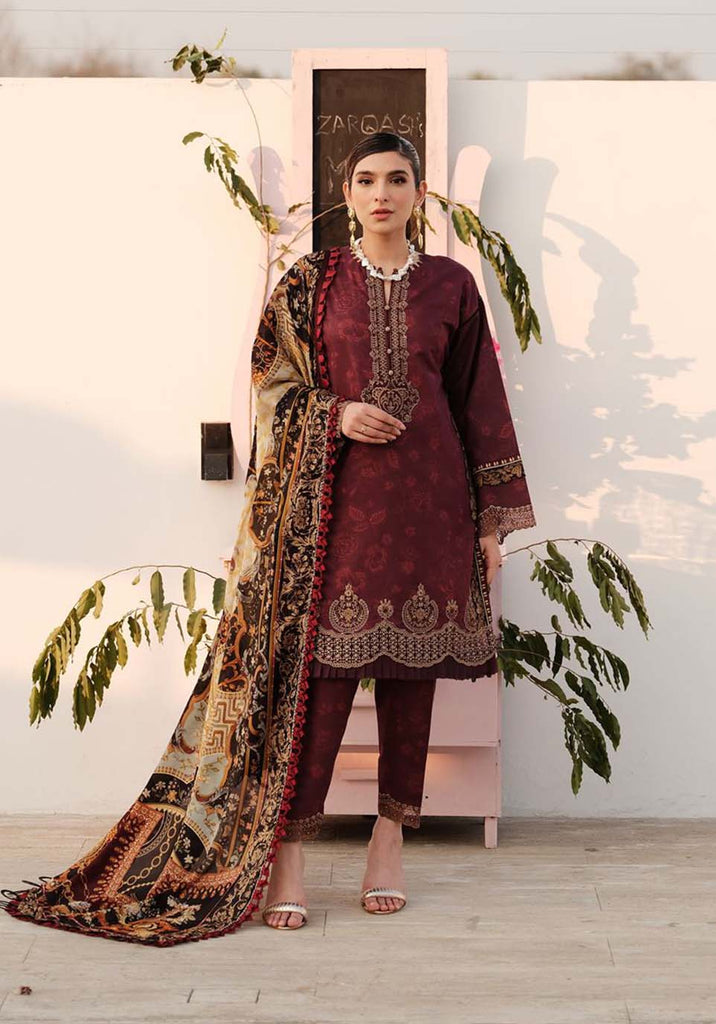 Zarqash Luxe Eid Lawn Collection 2024 – ZQ 6