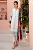 Jazmin Iris Embroidered Lawn Collection '21 – Dove White