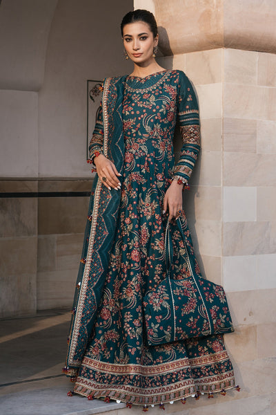 Shahkaar by Jazmin Unstitched Embroidered Lawn 3 Piece Suit JZ26USE SL26-D01 - Eid Collection