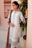 Jazmin Iris Embroidered Lawn Collection '21 – Dove White