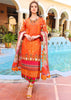 Naushad Imdad Luxury Lawn Collection – Orange Tiger - NI-LL-005