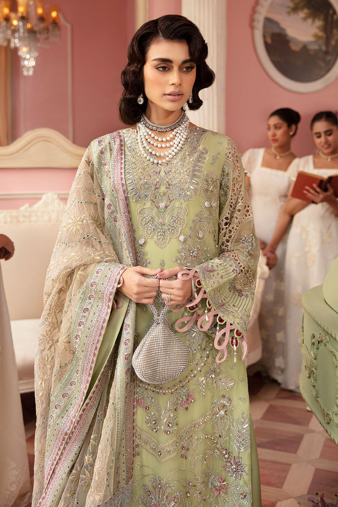 The Secret Garden By Nureh Embroidered Chiffon Suits Unstitched 4 Piece NU24SG NL-61 Mary - Luxury Collection