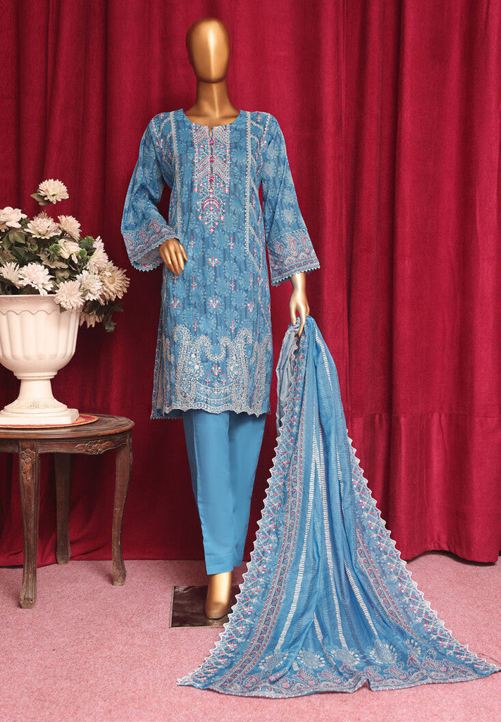 Riwayat Embroidered Schiffli Lawn Collection – Design R-23625