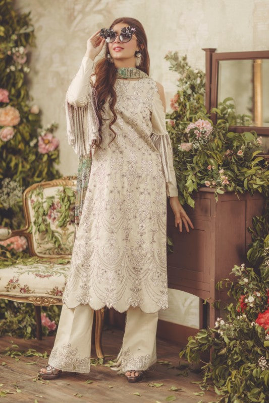 Noor by Saadia Asad Luxury Lawn 2018 – 05 Glazed