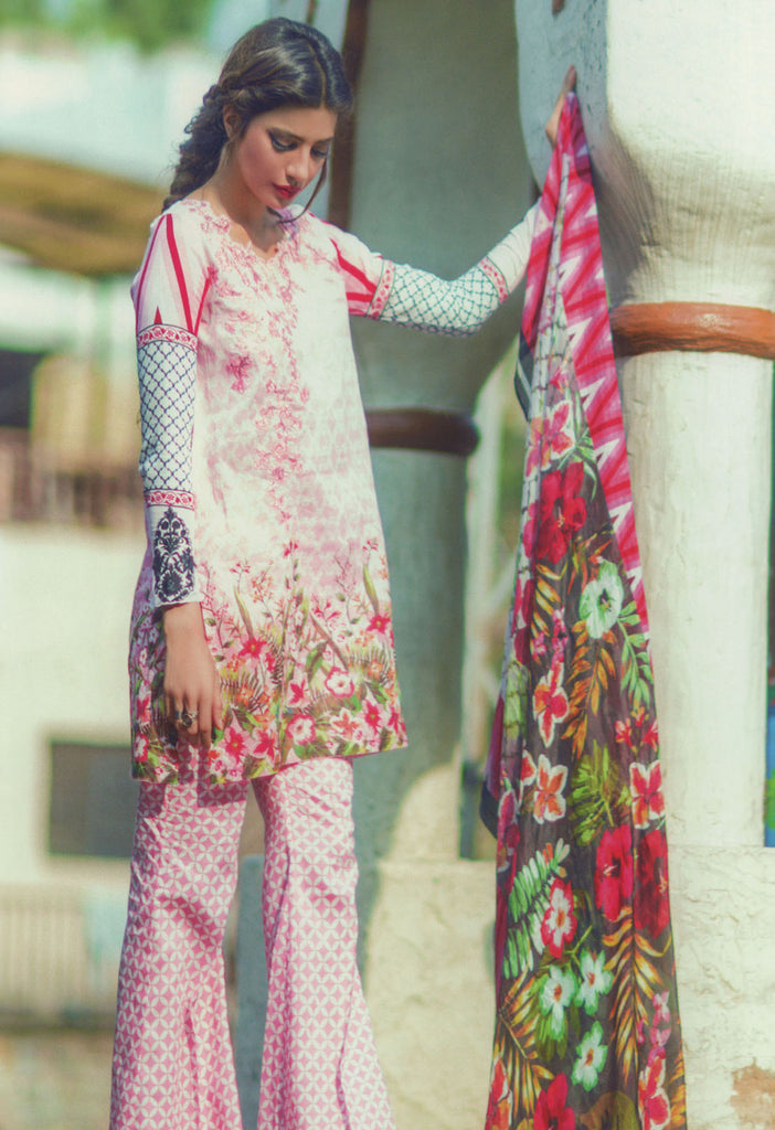 Mina Hasan Designer Lawn Collection 2016 –  5A - YourLibaas
 - 1