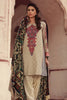 Sana & Samia Embroidered Linen Plachi Collection by Lala – Light Khaki - 5B - YourLibaas
 - 1